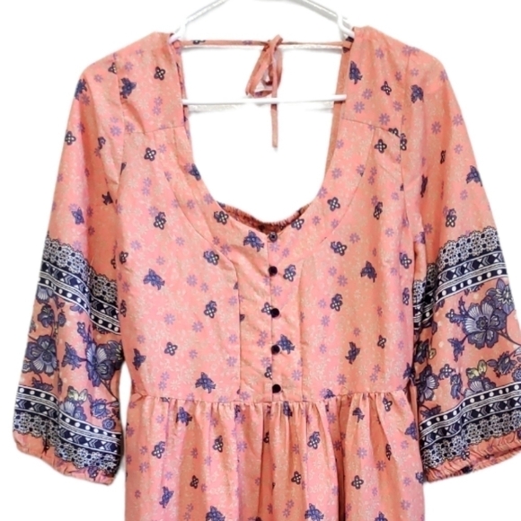 NWT American Rag Cie Dress, Color Orange Navy , Size M - Picture 6 of 17